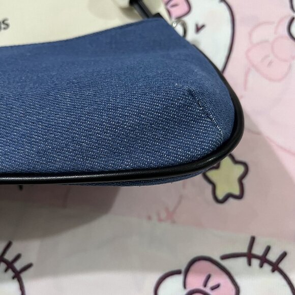 Jacquemus Blue Canvas Denim Shoulder Bag - Picture 10 of 10